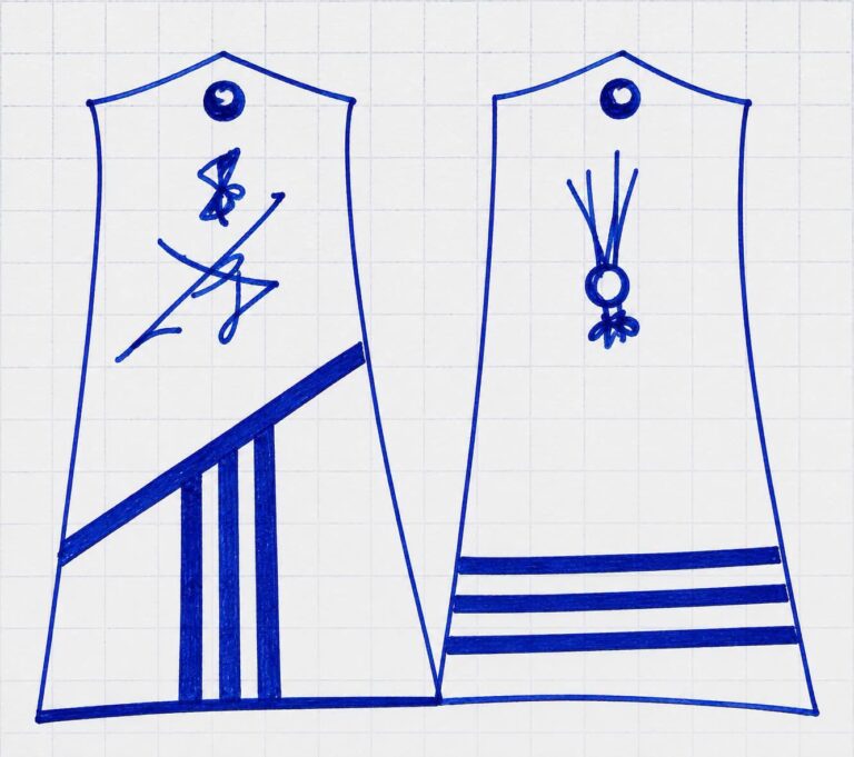 Symbole d’une identité militaire nationale Galons verticaux de l’armée ivoirienne depuis 1960