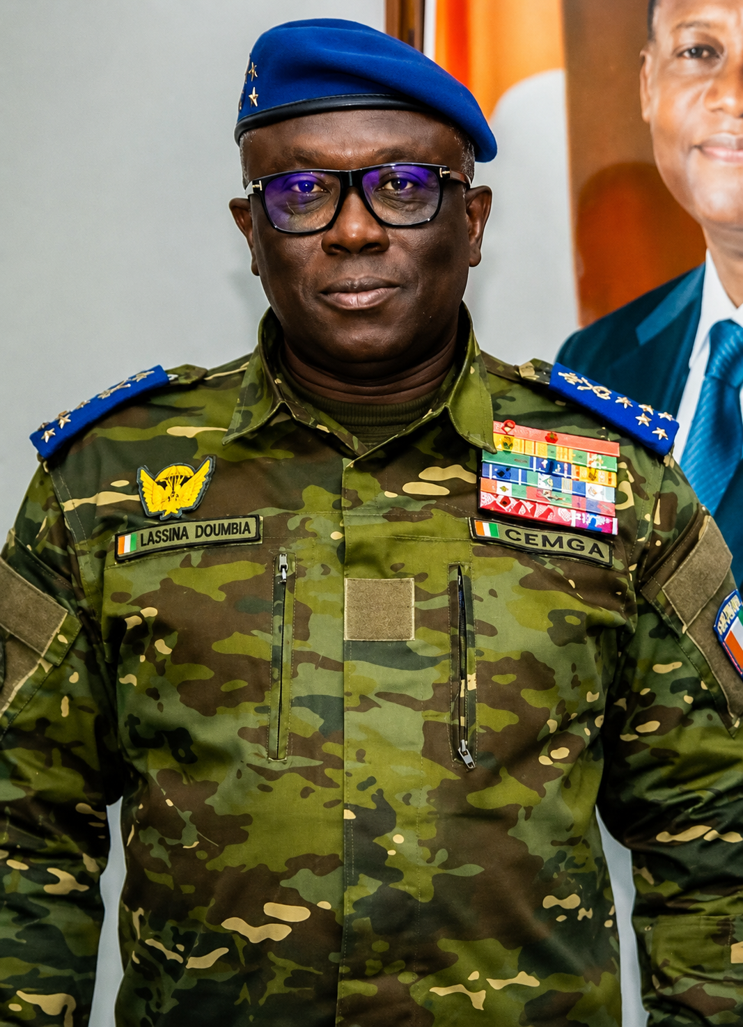 Le Sous-Lieutenant Lassina Doumbia s’adresse à sa promotion « Gbon Coulibaly »